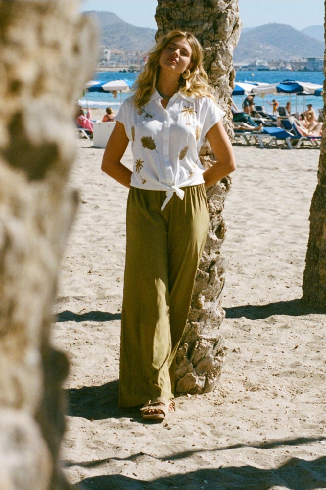 PORTOFINO BLOUSE 25ZFBC03 011 OFFWHITE